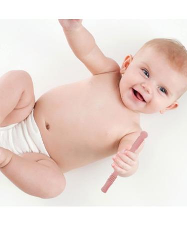 iplusmile 6pcs Teething Tube Baby Chewy Straw Toy - Silicone Molar Teether Set - Buy Online on GoSupps.com