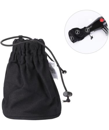 DRESSOOS 1pc Dryer Diffuser Cover Hairdryer Bag Hair Dryer Diffuser Cotton Storage Bag Curl Hair Dryer Black - Buy Online on GoSupps.com