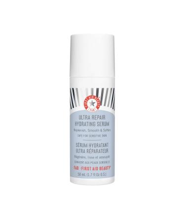 First Aid Beauty Ultra Repair Hydrating Serum with Hyaluronic Acid  Anti-Aging Face Serum for Sensitive Skin  1.7 Ounces