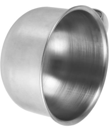 Premium Stainless Steel Shaving Soap Bowl with Handle - Liyjtk Shaving Foam Tool for Men - Buy Online on GoSupps.com