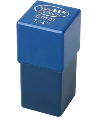 YKLP 1/4 Metal Number Stamps Set - 6mm Steel Number Punch DIY Tool for Leather, Brass, Aluminum, Mild Steel - 9Pcs (0-9) - Buy Online on GoSupps.com