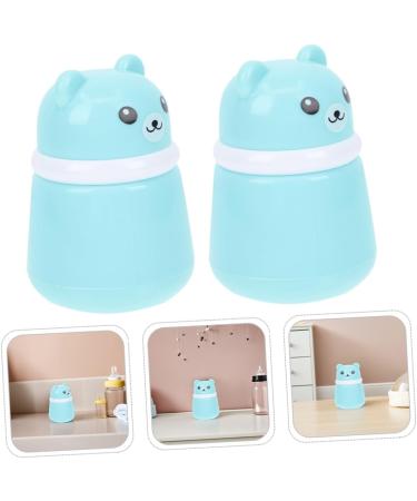Mikinona Lot de 3 Bo tes Poudre pour B b Houppette Douce Bo tier Vide Herm tique D Ours Bleu Compact et Portable pour Corporel et Voyage tui Hygi nique pour -N  - Buy Online on GoSupps.com