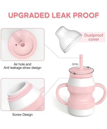 Wee me Upgrade Toddler Cups | Spill-Proof Silicone Sippy Cup with Straw & Lid | BPA-Free | 8 Oz | Helps Kids Develop Independent Drinking Skills | Baby Gift Set - Buy Online on GoSupps.com