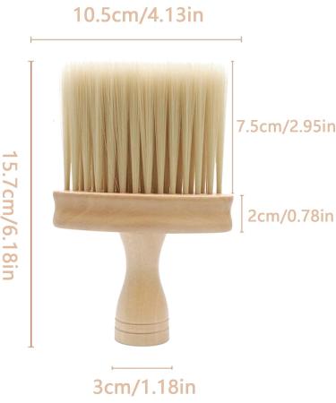 Neck Brush for Hairdressers | Soft Duster Brush for Salon & At-Home Haircut | Professional Hair Cutting Tools - Buy Online on GoSupps.com