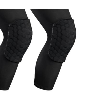 Focket Knee Brace - Breathable Knee Stabilizer for Lacrosse (M) - Black | International Shipping - Buy Online on GoSupps.com