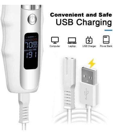 Professional Hair Clippers Kit for Men | USB Cord/Cordless Rechargeable with LED Display | Ideal for Home Barber Shop & Versatile Cutting - Buy Online on GoSupps.com