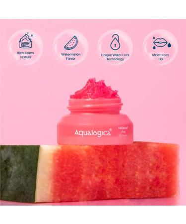 Aqualogic Radiance+ Plump Lip Balm | Watermelon & Shea Butter - Hydrating Lip Mask for Heals & Hyperpigmentation - 15g - Buy Online on GoSupps.com