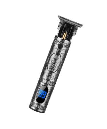 HONMEET 1 Set Oil Head Hair Clipper Applicator Bottle Electric Cordless Hair Clipper Haircut Kit Men Hair Clippers Hair Cutting Kit LCD Monitor Hair Trimmer Metal