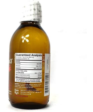 Ascenta Baie Run Canine Omega 3 - Smoky Meat Flavor (6.8 fl oz) | Premium Dog Supplement - Buy Online on GoSupps.com