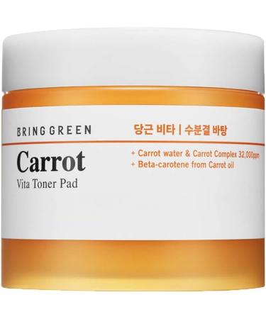 Green Carrot Toner Pads - Skin-Balancing Exfoliation for Acne Relief (60 Count) - Buy Online on GoSupps.com