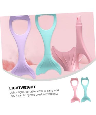 Ipetboom 2pcs Mascara Brush Eyeliner Stencil Mascara Guard Eyebrow Eyeliner and Eyelash Tool Safety Mask Girl - Buy Online on GoSupps.com