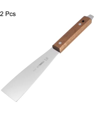 Harfington 2pcs Painting Knives 45mm - Wood Handle Palette Scraper for Oil Paint Craft - Buy Online on GoSupps.com