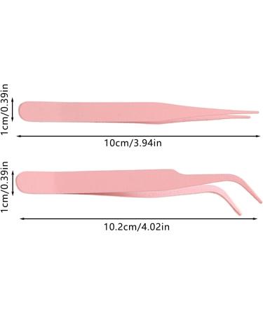 Evember Pink Craft Tweezers for Scrapbooking - Perfect for Stickers & DIY Eyelashes Accessories - Buy Online on GoSupps.com