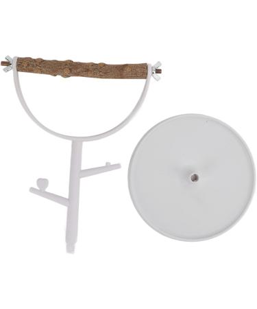 Shanrya Bird Stand Parrots Training Perch Natural Smell Anti Slip with Base for Outdoor for Indoor Brown - Buy Online on GoSupps.com