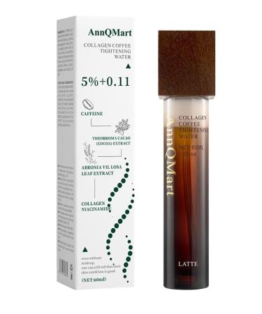 AnnQMart PDRN Caffeine Shot Serum Collagen Niacinamide Ceramides Panthenol Fragrance-Free Non Comedogenic Intense Lifting and Firming
