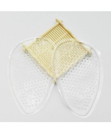 Pads Foot Mat Heel Cups 4 Pair Silicone Orthotic Half Insoles Soft Front Half Cushion Insoles for Plantar Heel (Transparent) High Heel Reflexology - Buy Online on GoSupps.com