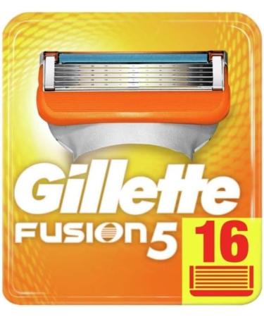 Gillette Fusion5 Replacement Razor Blades 16 pieces - Buy Online on GoSupps.com