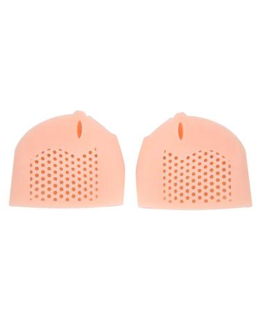 1 Pair Hallux Valgus Corrector Silicone Toe Protectors 2 Colors Toe Separators for Pain Relief and Straightening.(Skin Color)