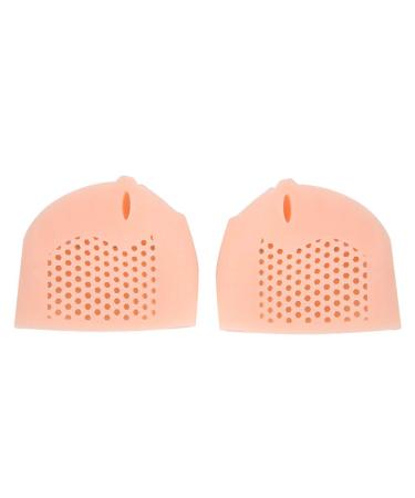 1 Pair Hallux Valgus Corrector Silicone Toe Protectors 2 Colors Toe Separators for Pain Relief and Straightening.(Skin Color)