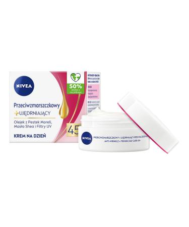 NIVEA Polish Level Anti ripples reinforced day cream with shea butter and arich cotton oil ripe to 45+ 50 ml Anti + reinforcing day cream