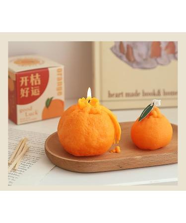 Orange Aromatherapy Soy Candle - Chic & Cute for Home Bath Weddings & Gifts | Perfect for Mother's Day Thanksgiving & Birthdays - Buy Online on GoSupps.com