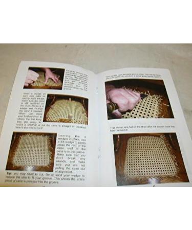 Pressed Cane Webbing Kit - 18x18 Fine Open Mesh, 6' 8 Spline, 5 Wood Wedges, Instruction Booklet by Ed Hammond - Buy Online on GoSupps.com