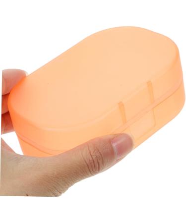 COOLHIYA Plastic Container pp soap draining rack household soap holder container travel Outdoor Fruit Dryer travel case water filter Toiletries sponge soap dish with lid Storage Box As Shown 7x10.5x3.5cm - Buy Online on GoSupps.com