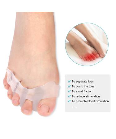 Bunion Corrector Toe Separator with Gel Straightener for Pain Relief - Ideal for Yoga, Ballet, Athletes - Buy Online on GoSupps.com