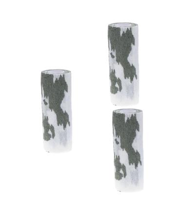 GLEAVI 3 Rolls Wrap Cohesive Cohesive Wrap Glue Tape Sports Adhesive Tape Sports Tape Athletic Tape Wrap Pressurize Cotton Gauze