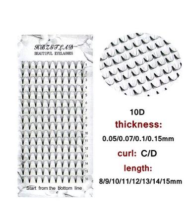 HBZGTLAD Premade Russian Volume Lash Fans - Mink Eyelashes 16 Lines 3/4/5/6/10/20D D/DD Curl Short Stem 0.07mm 14mm - International Shipping Available - Buy Online on GoSupps.com