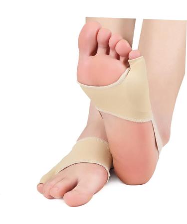 Healvian Bunion Protector Sleeve - 1 Pair Gel Cover for Hallux Valgus Pad, Toe Separators for Bunion Relief - Soft Pinky Foot Brace - 22x7.5cm - Buy Online on GoSupps.com