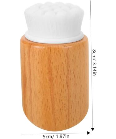 PLAFOPE Beech Wood Facial Cleansing Brush Exfoliating Face Scrubber Face Scrubber Exfoliator Brush Facial Scrubber Face Brush Exfoliator Face Scrubbers Washbasin The Face Fiber - Buy Online on GoSupps.com