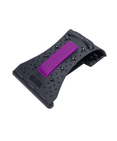 Black and purple neck stretcher to relieve neck pain neck end neck stretcher adjustable magic cervical vertebrae neck and shoulder relaxation Style03 black and purple