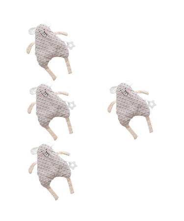 ABOOFAN 4 pieces -comfort towel towels for baby girl cuddly blanket for babies cuddly animal ceiling cuddly stuff cuddly ceiling