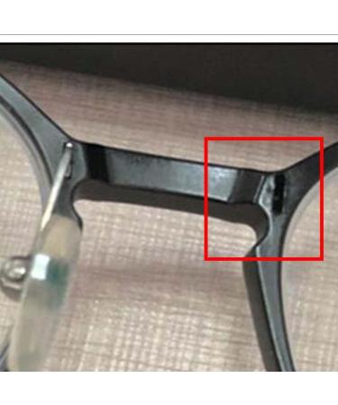 Replacement Nose Pad Holder for Glasses - Metal Nose Bracket & Cushion - 1 Pair Silver - Glasses Repair Set - Buy Online on GoSupps.com