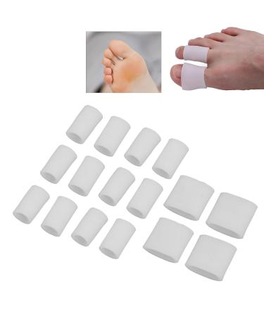 Toe Cushion Tube 8 Pairs - Silicone Toe Separator Sleeves for Overlapping Toes & Bunion Corrector - Buy Online on GoSupps.com