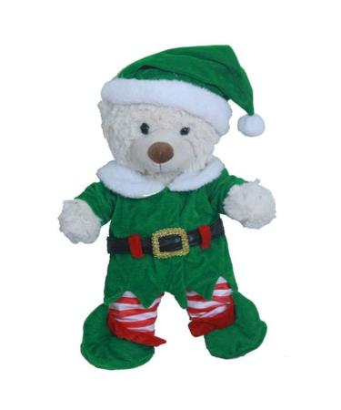 Christmas Elf Outfit - Teddy Bear Christmas Clothes - 16"/40cm - BEAR NOT INCLUDED