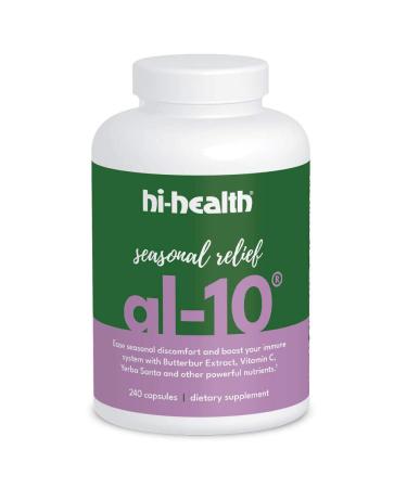 Hi-Health AL-10 Seasonal Relief Natural Non-Drowsy Immune Booster 240 Capsules