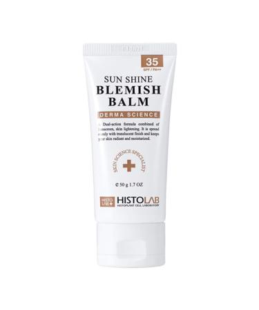HISTOLAB Sun Shine Blemish Balm | SPF 35/ PA++ | UV Protection + BB Cream | Skin Moisturizing | Korean Skincare | 50g/1.7oz
