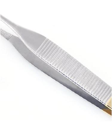 NBGGFF Tweezers Ophthalmology Equipment Plastic Surgery Medical Tweezers Double Eyelid Beauty Tools Teeth and Hooks Size 12cm - Buy Online on GoSupps.com