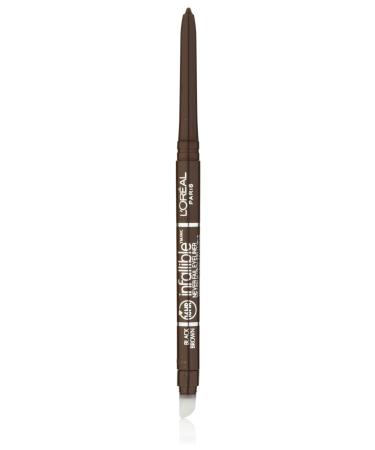 L'Or al Paris Infallible Never Fail Eyeliner  Black Brown  0.008 oz. Black Brown 1 Count (Pack of 1)