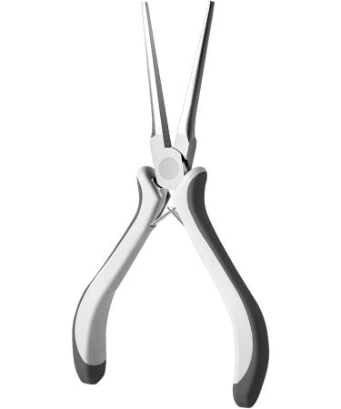 Besreey Tweezers for Stickers - Nail Form Shaping Tweezers Tip Tweezers Nippers Acrylic UV Gel Tips Sculpture Clip Nail Shaper Tool for Acrylic Gel Dark Gray Colour - Buy Online on GoSupps.com