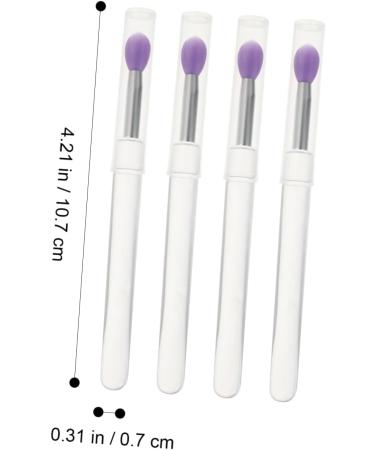 Healeved 16 Pcs Silicone Lip Brush Lip Gloss Brush Lip Scrubber Eye Shadow Makeup Lipstick Eyeshadow Brush Pp - Buy Online on GoSupps.com