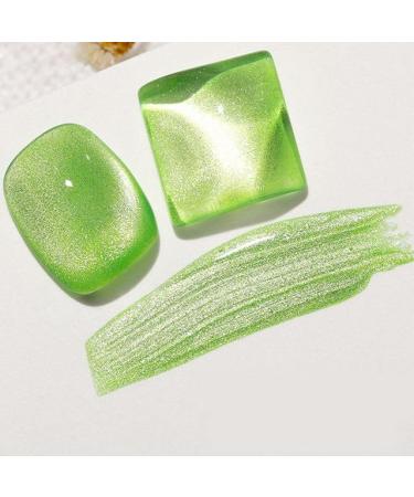 15ml Need LED Lamp Colorful Semi Permanent Gel Nail Polish Phototherapy Gel Fluorescent Spar Cat Eye Gel - (Color: 4)