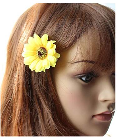 Daisy Hair Clips Set - Perfect for Beach Weddings and Bridesmaids - 18 Pcs in 18 Colors - Buy Online on GoSupps.com