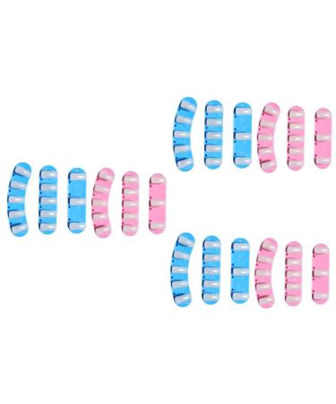 LALAFINA Nail Practice Base 6 Boxes Nail Training Rack Nail Practice Rack Tip Stand for Nails Tip Display Stand Nail Practice Stand