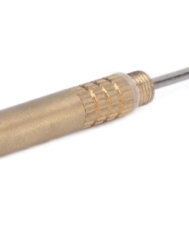 Titanium Alloy Ear Wax Removal Tool with Key Ring - Brass Glossy Round Ear Pick Cleaner for Ear Cleaning - Buy Online on GoSupps.com