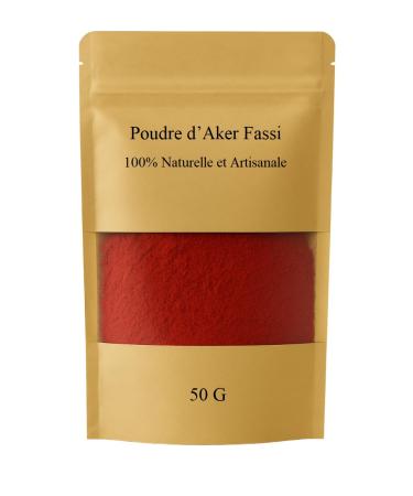 VITALIA Aker Fassi 100% Natural Powder 50g Poppy Petals & Pomegranate Peel Skin Radiance Anti-Aging Natural Lip Tint Face Mask Hair Care