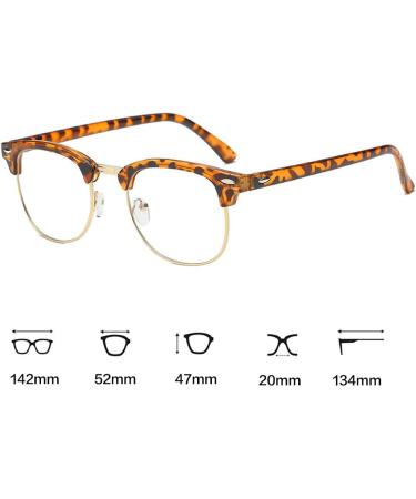 Stylish Myopia Glasses -2.00 diopters for Men & Women | Short-Sighted Glasses in Transparent Brown Frame - Buy Online on GoSupps.com