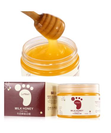 Lamilee Honey Milk Foot Wax - Moisturizing Peel Off Mask for Hydrating and Nourishing Foot Care - Buy Online on GoSupps.com